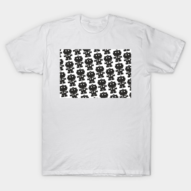 Robots Pattern 2 T-Shirt by XOOXOO